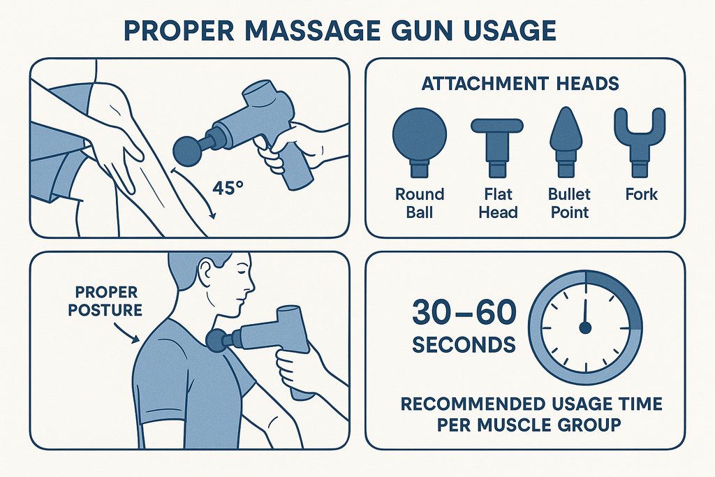 How to Use a Massage Gun for Faster Muscle Recovery at Home