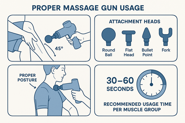 How to Use a Massage Gun for Faster Muscle Recovery at Home